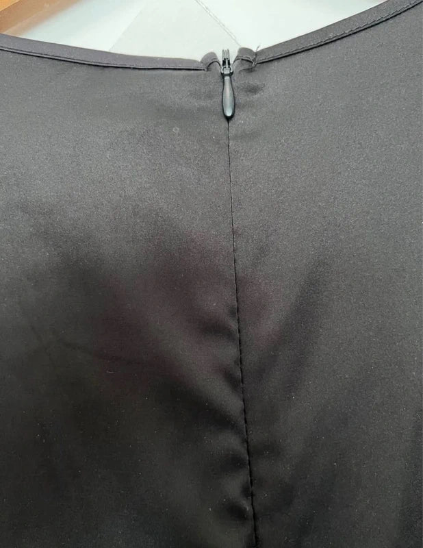 Shein fekete hosszú ruha – M