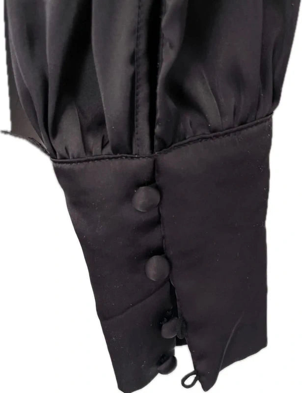 Shein fekete hosszú ruha – M