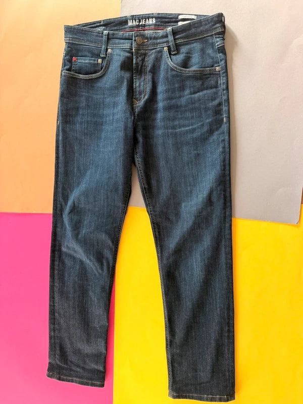 MAC Jeans sötétkék regular fit farmer – W33/L30