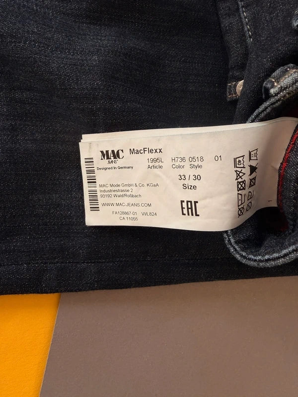 MAC Jeans sötétkék regular fit farmer – W33/L30