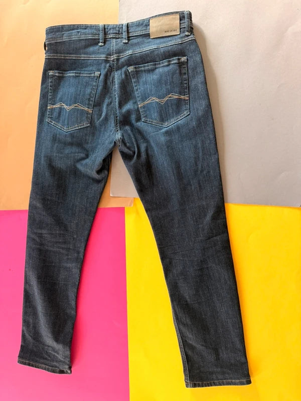 MAC Jeans sötétkék regular fit farmer – W33/L30