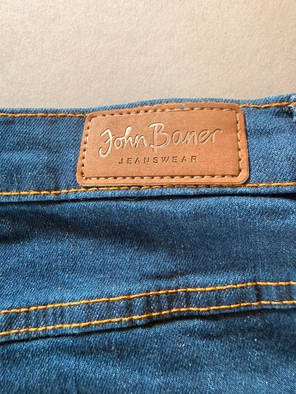 John Baner férfi kék farmer W48