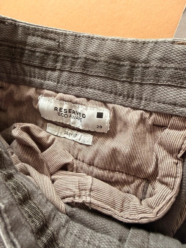 Reserved szürke slim fit chino nadrág – W38