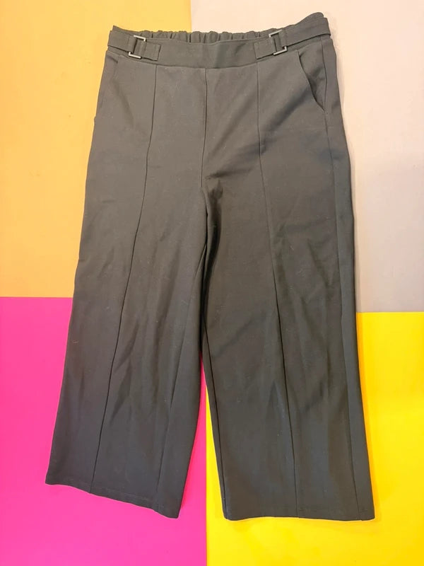 C&A fekete wide leg nadrág – EU 42