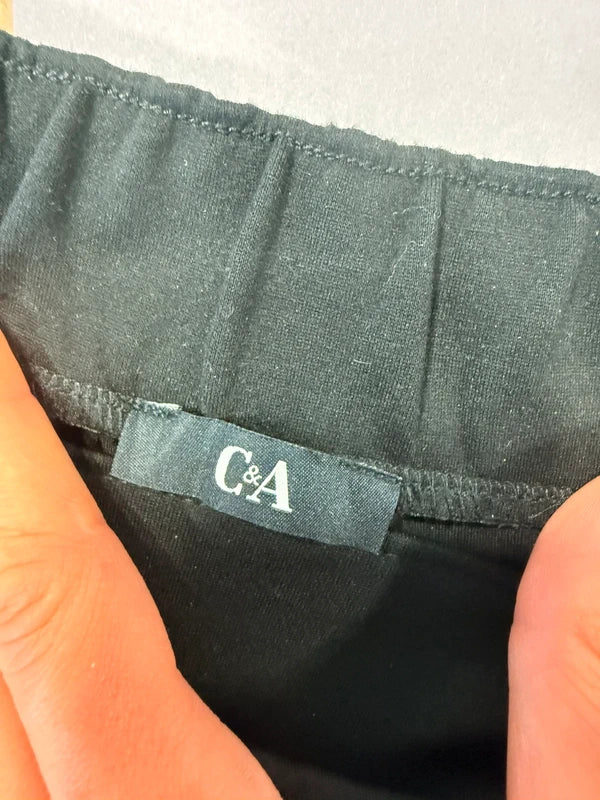 C&A fekete wide leg nadrág – EU 42