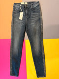 Mustang női skinny farmer strasszos sávval-32
