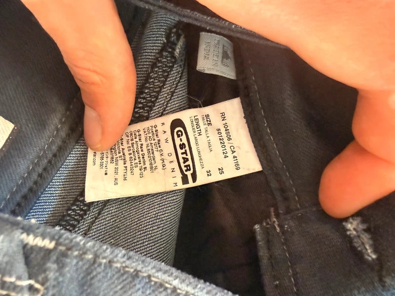G-Star Raw sötétszürke skinny farmer – W25 / L32