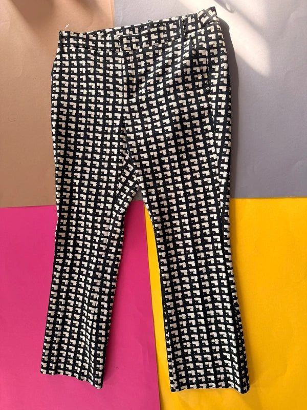 Zara Basic mintás elegáns női nadrág – L