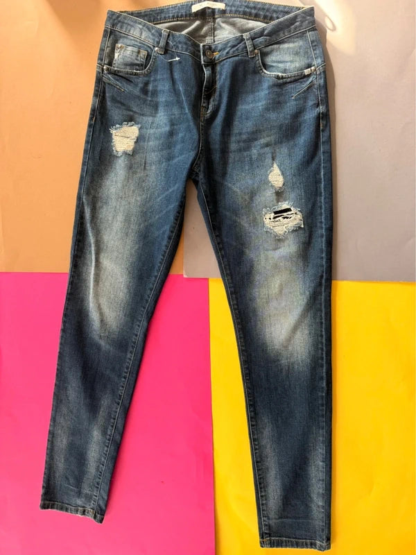 Monari szakadt skinny farmer XL