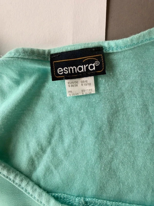 esmara menta zöld rövid ujjú női felső – S (36/38)