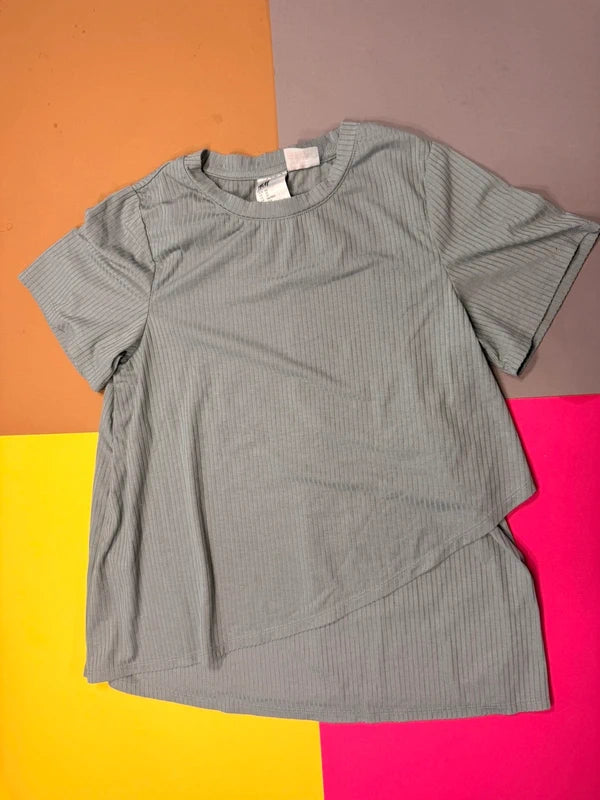 H&M bordázott kék felső – XS