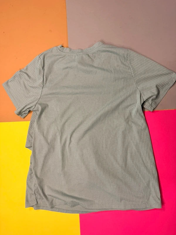 H&M bordázott kék felső – XS