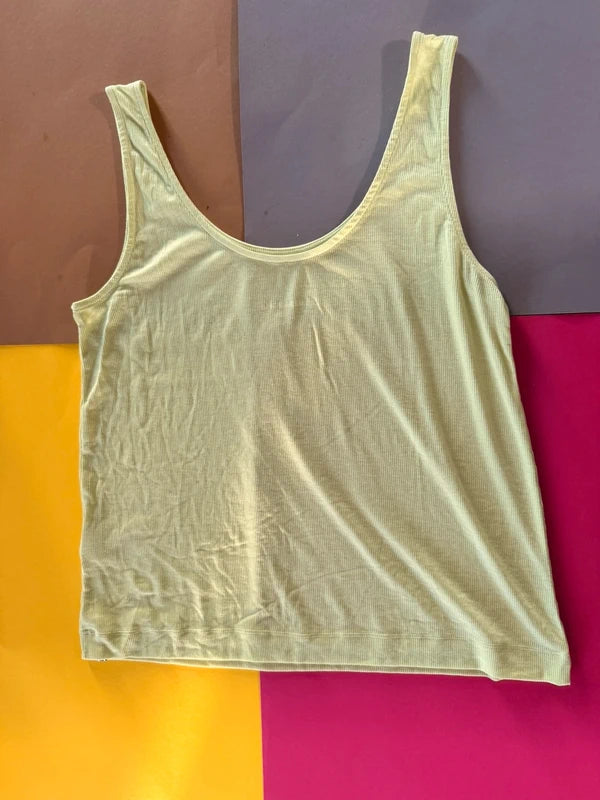 Armedangles bordázott lime zöld top S