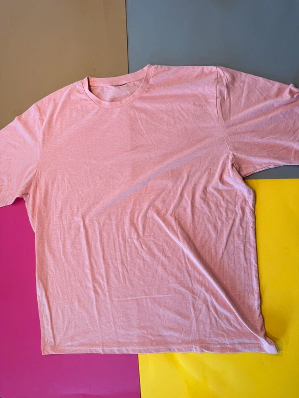 Férfi oversize rózsaszín póló – XXL