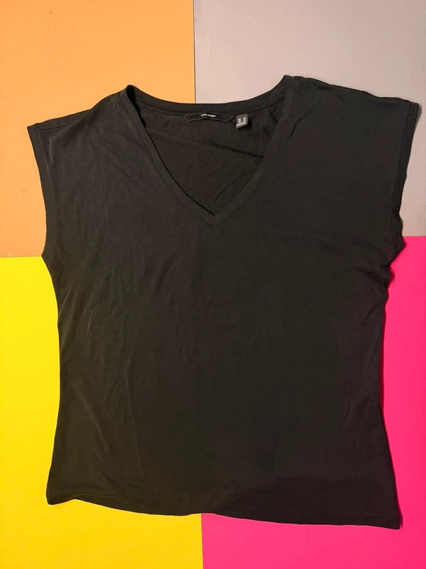 Vero Moda fekete V-nyakú női felső XS
