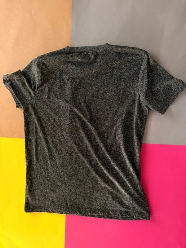 Tom Tailor Denim férfi póló sötétszürke / fehér L