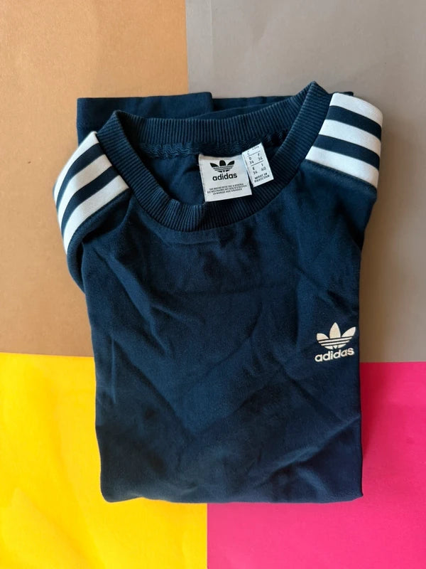 Adidas Originals póló – sötétkék / fehér XS-S