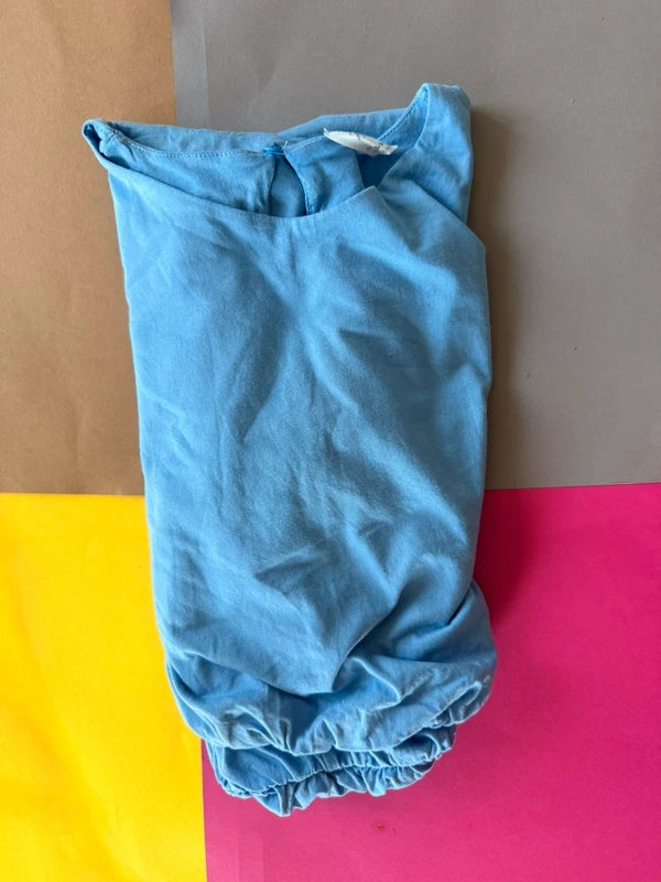 Zara Girls világoskék rövidített felső – 13-14 év / 164