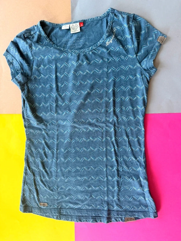 Ragwear női felső – kék geometrikus mintás XS