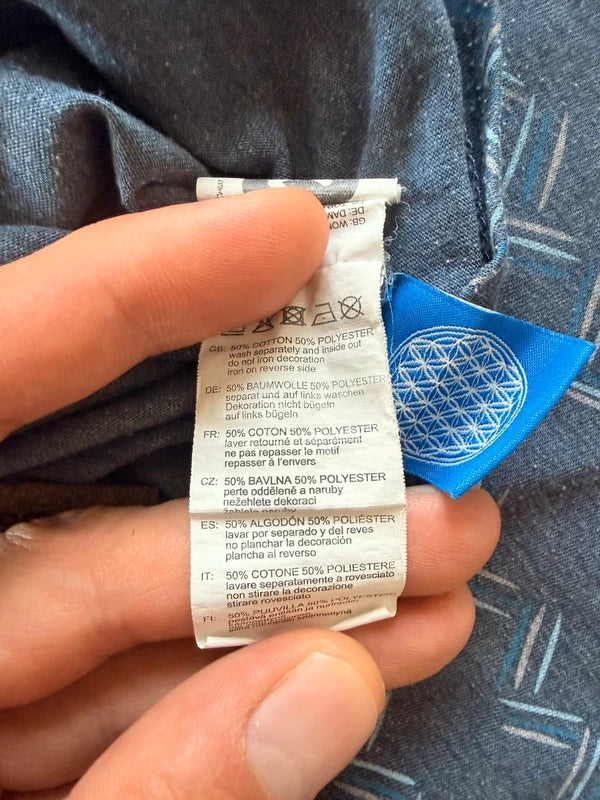 Ragwear női felső – kék geometrikus mintás XS