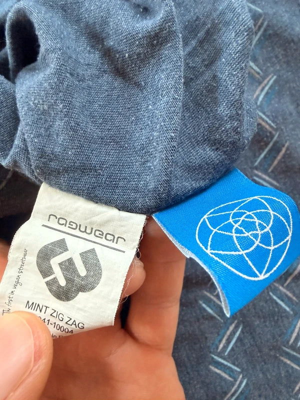 Ragwear női felső – kék geometrikus mintás XS