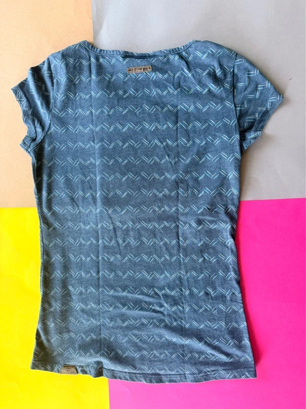 Ragwear női felső – kék geometrikus mintás XS