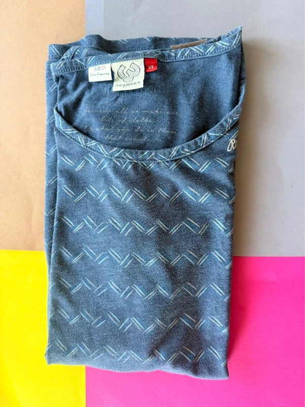Ragwear női felső – kék geometrikus mintás XS